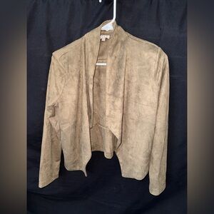 TCEC Light Brown Outerwear-velvet soft